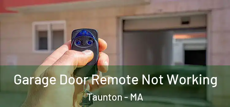  Garage Door Remote Not Working Taunton - MA