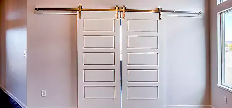 Glass Barn Door with Installation Hardware Kit Taunton