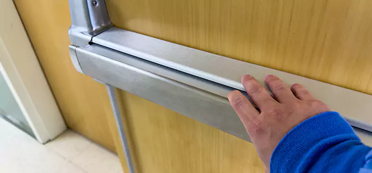 Installing a Push Bar on a Door Taunton